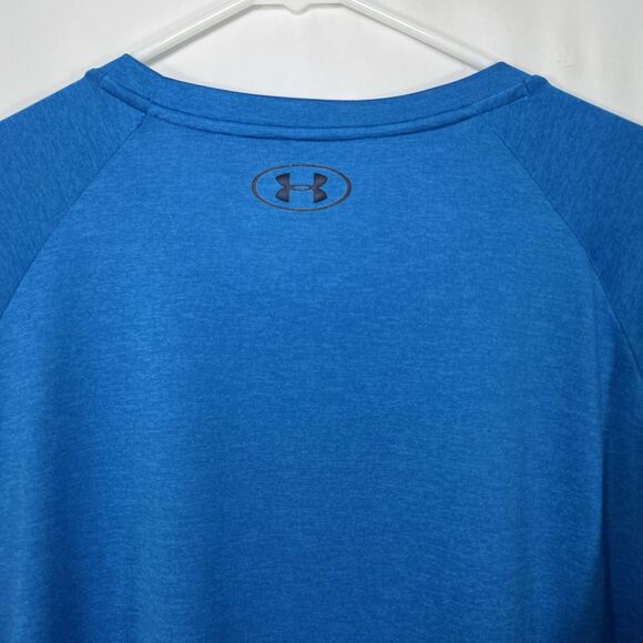 Under Armour The Tech Tee T Shirt Mens Size 3XLT Light Blue Short Sleeve Stretch - Picture 9 of 10